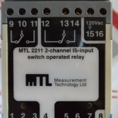Mtl2211 2 channel is-input switch operated relay