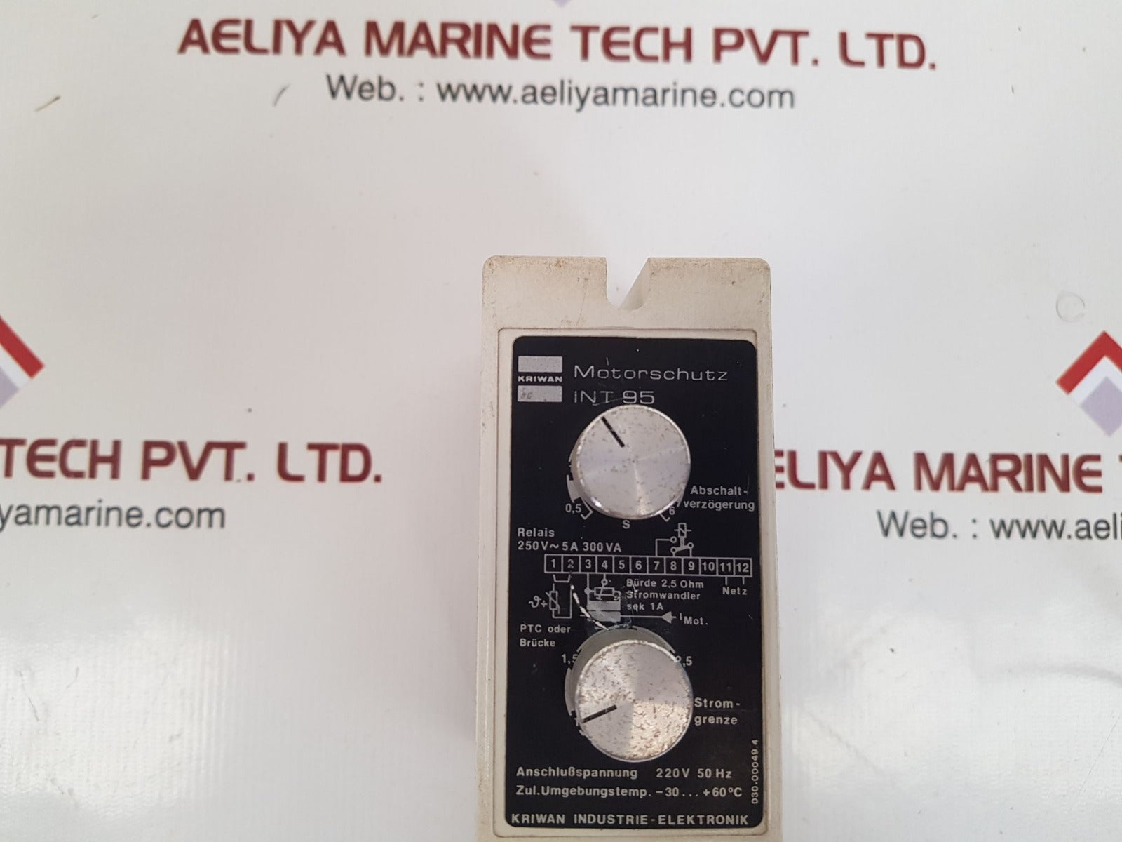 Kriwan int 95 motor protection 030.00049.4