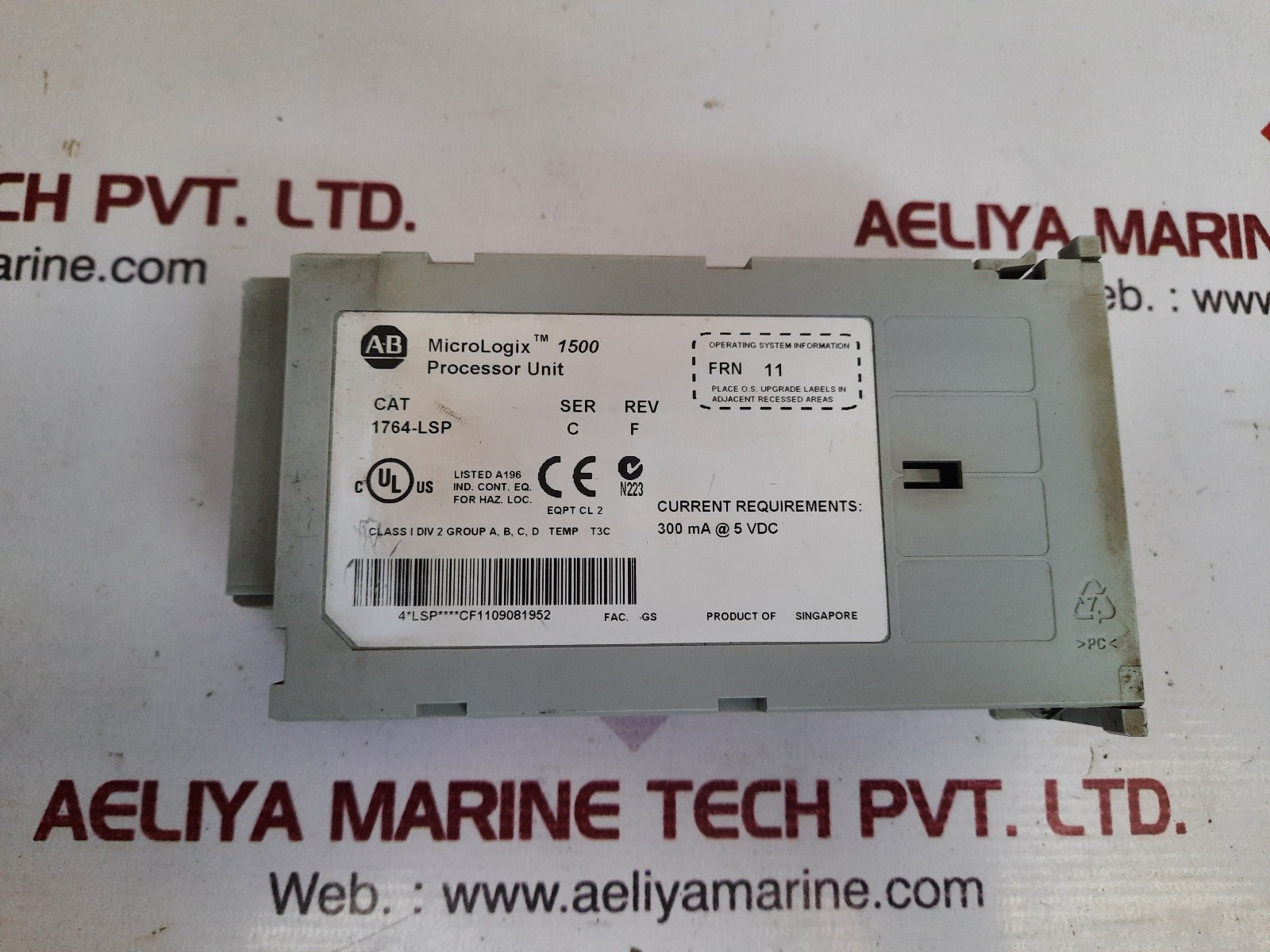 Allen-bradley 1764-lps micrologix 1500 processor module