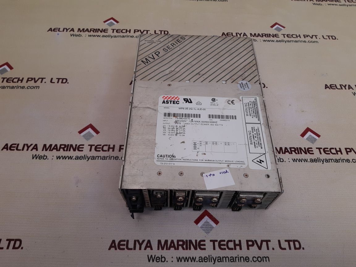 Astec mp8-2e-2q-1l-4le-00 power supply 73-580-0270