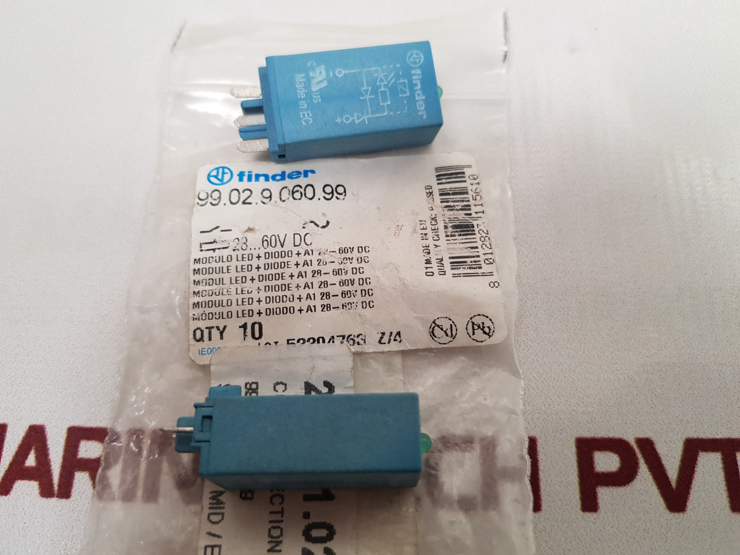 Finder 265.11.02.040 Coil Protection Diode
