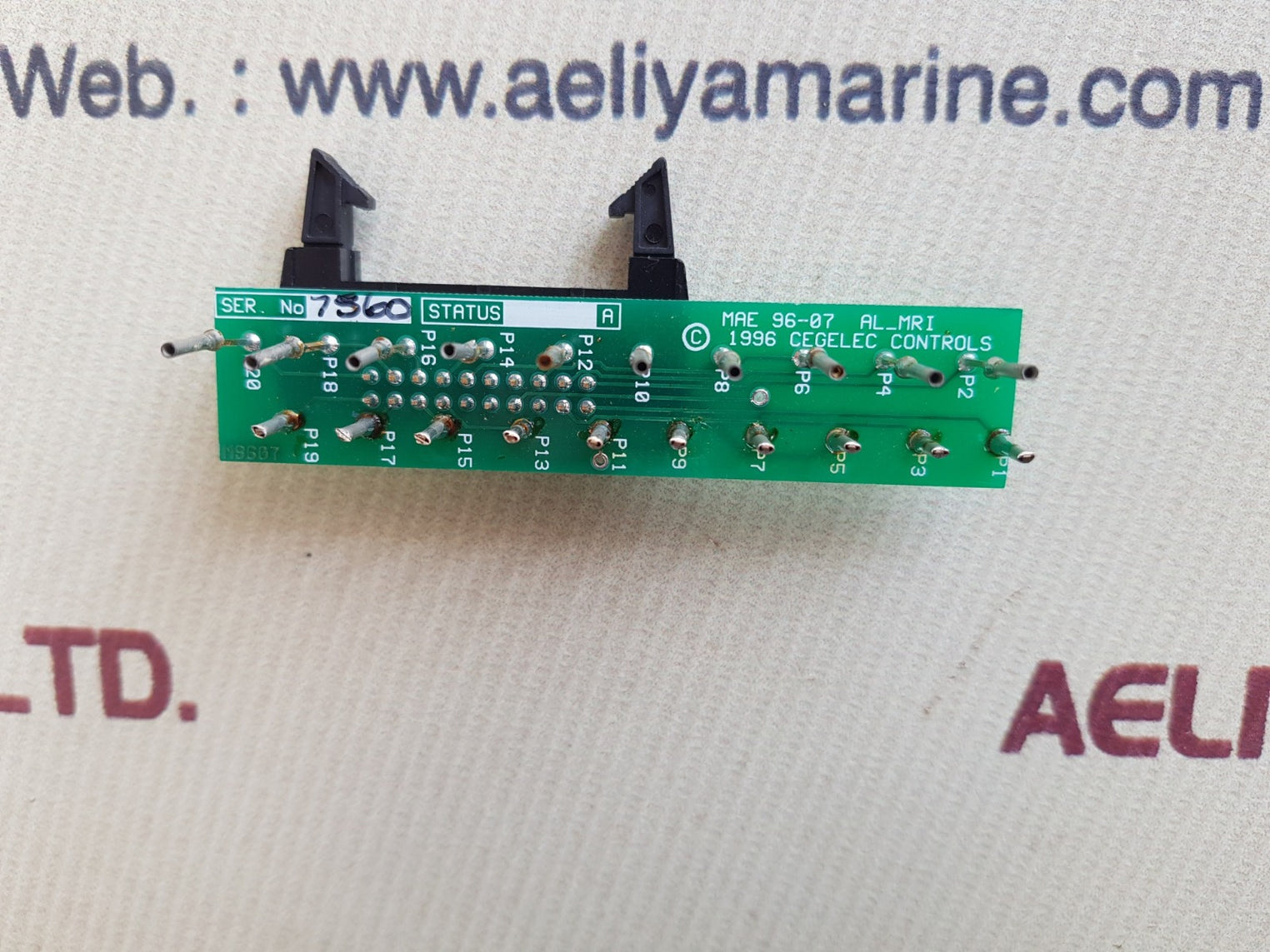 Cegelec mae 96-07 pcb card