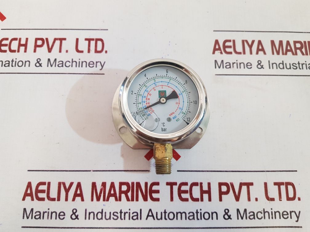 Gauge -1 To 12°C Bar -90 To 20 R22