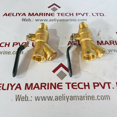 Honeywell pn1.6 dn20 brass ball valve with strainer