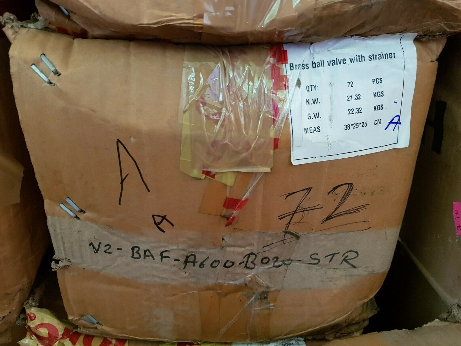 Honeywell pn1.6 dn20 brass ball valve with strainer