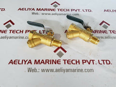 Honeywell pn1.6 dn20 brass ball valve with strainer