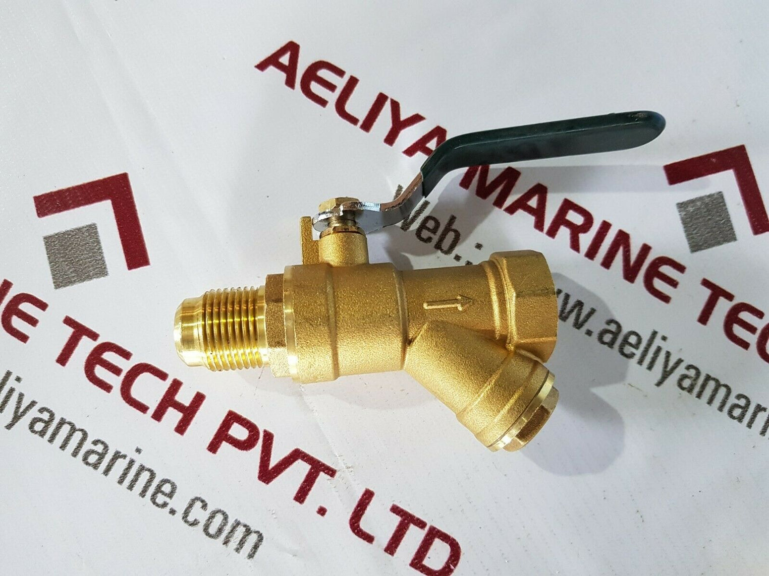 Honeywell pn1.6 dn20 brass ball valve with strainer