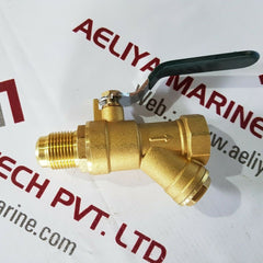 Honeywell pn1.6 dn20 brass ball valve with strainer