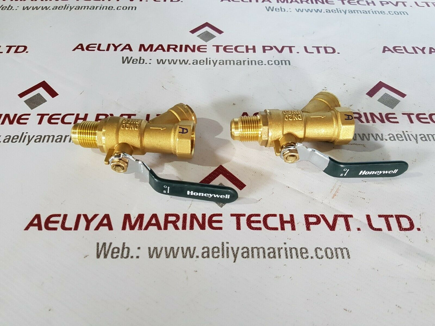 Honeywell pn1.6 dn20 brass ball valve with strainer