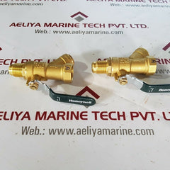 Honeywell pn1.6 dn20 brass ball valve with strainer