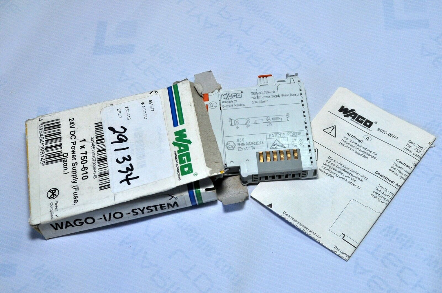 Wago 750-610 24v dc power supply