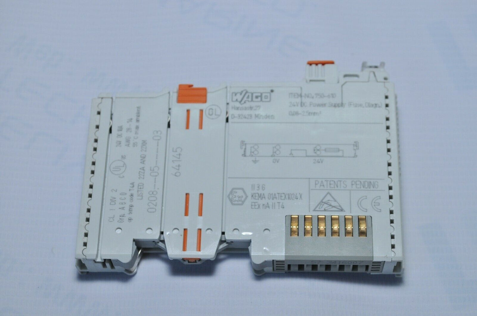 Wago 750-610 24v dc power supply