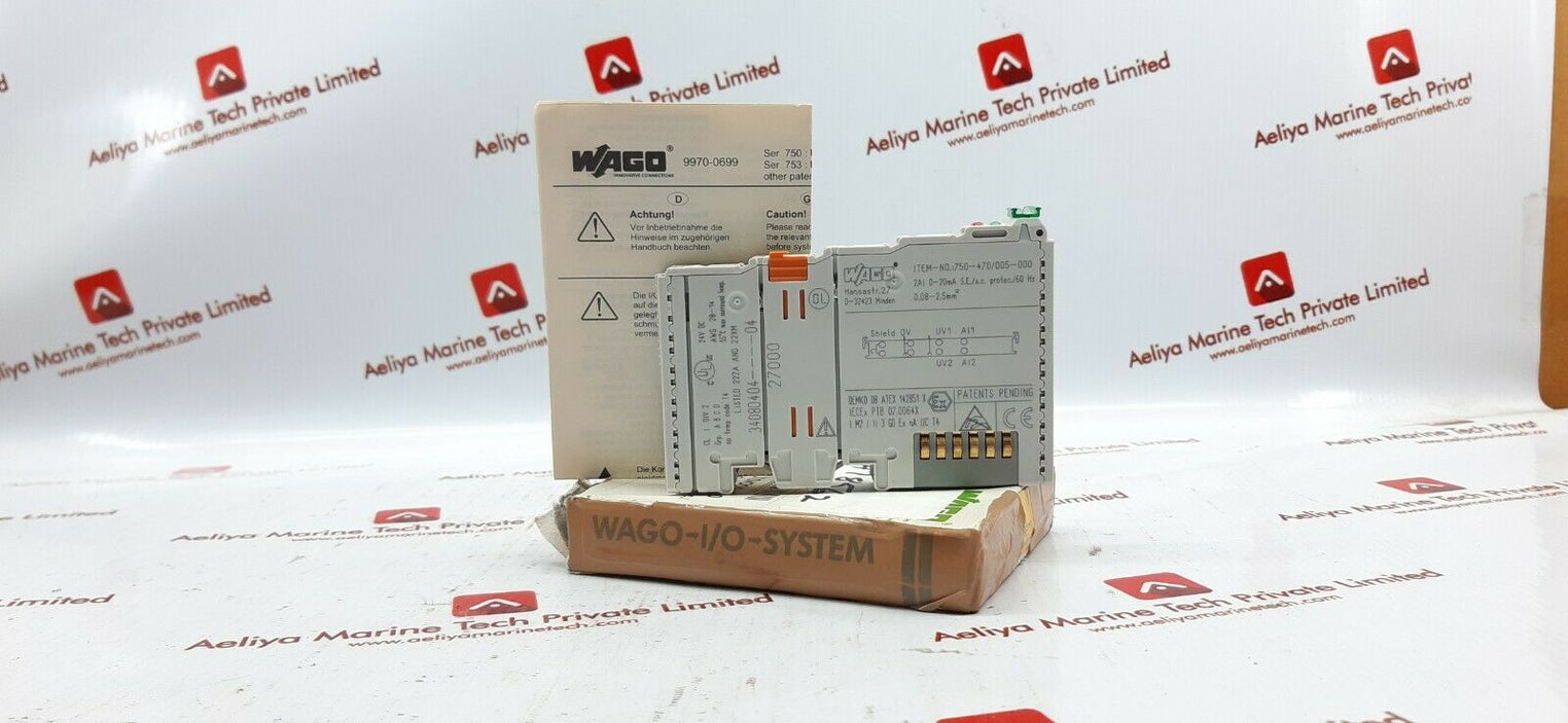 Wago 750-470/005-000 Analog Output Module Device 24V Dc