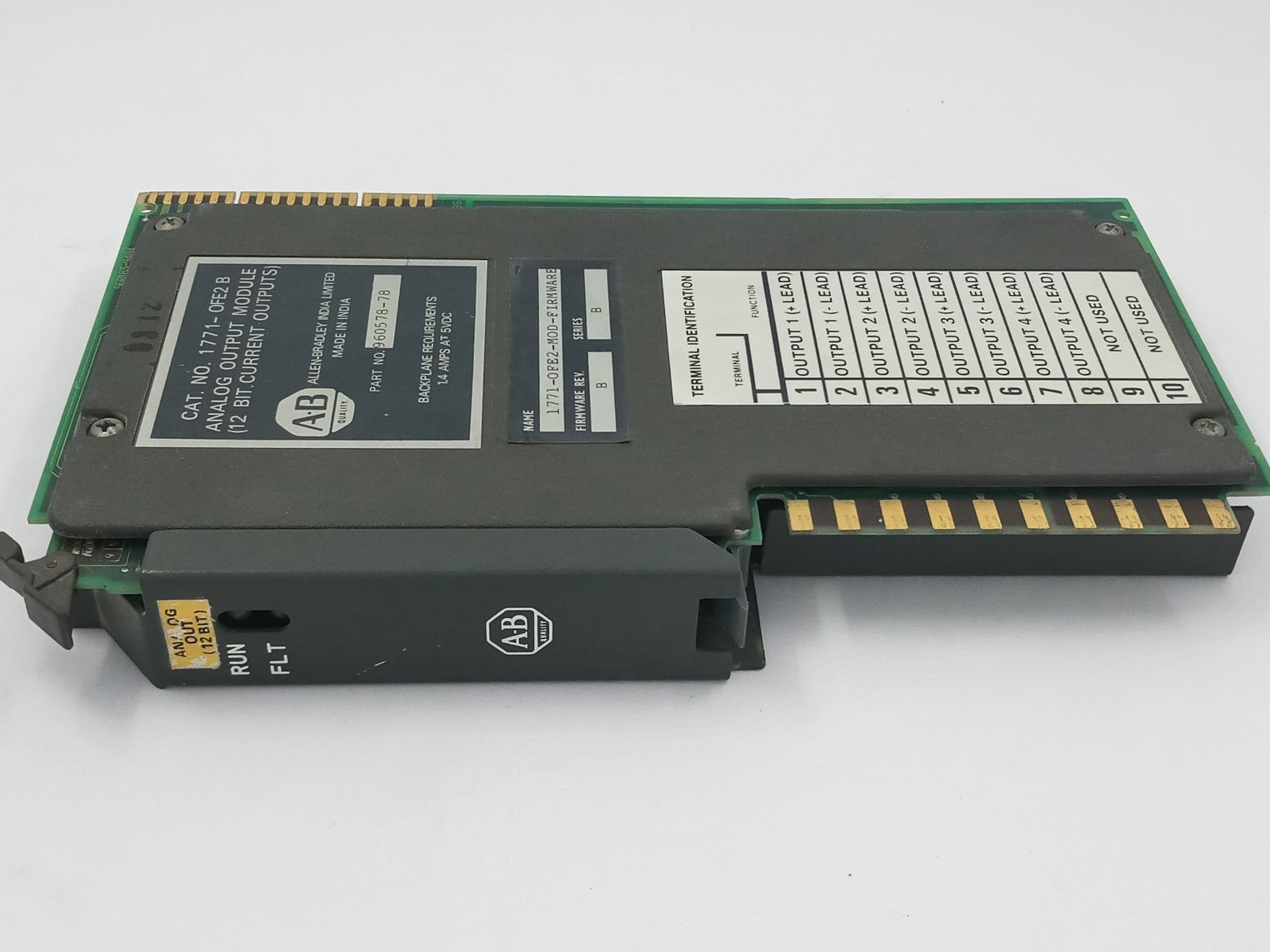 Allen bradley 1771-ofe2 b analog output module