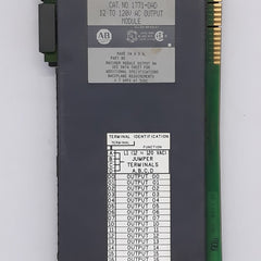 Allen bradley 1771-oad 12 to 120v ac output module