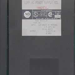 Allen bradley 1771-p4s 120v ac power supply mdl