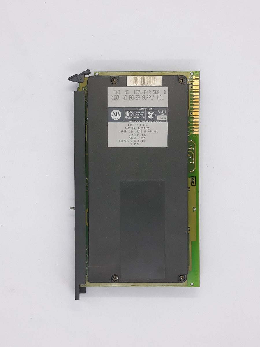 Allen bradley 1771-p4r 120v ac power supply mdl
