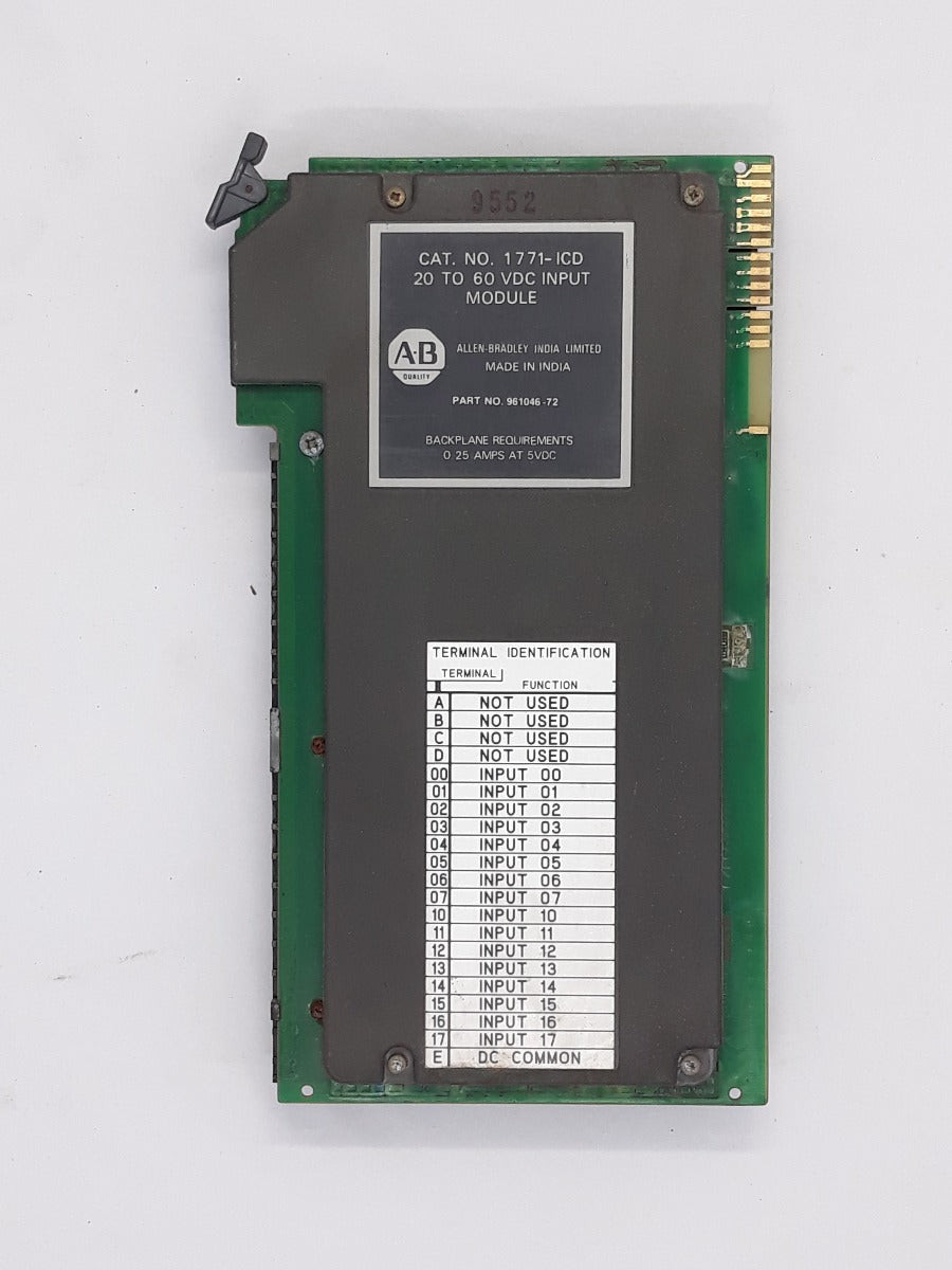 Allen bradley 1771-icd 20 to 60 vdc input module
