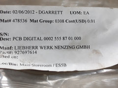 Liebherr 927697614 Pcb Card Circuit Board