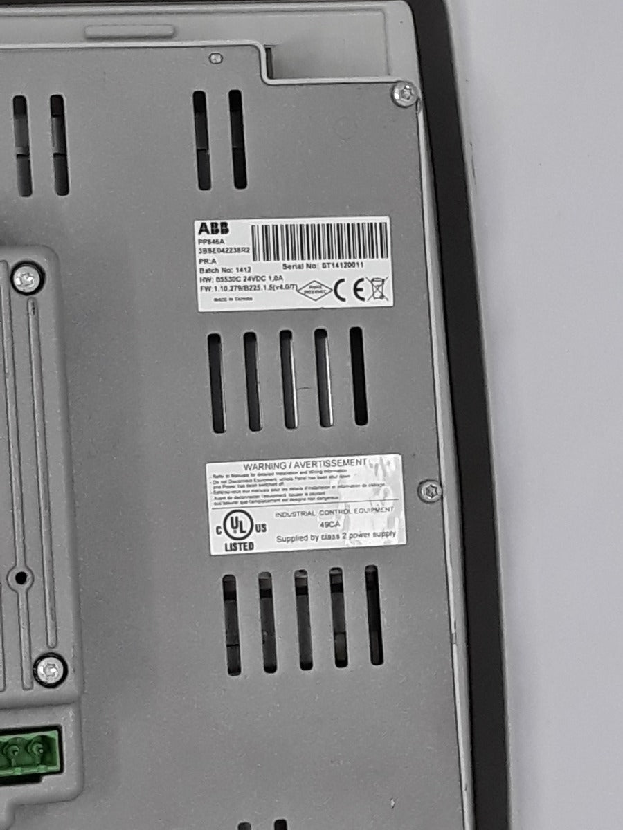 Abb panel800 pp846a 3bse042238r2 operator control panel