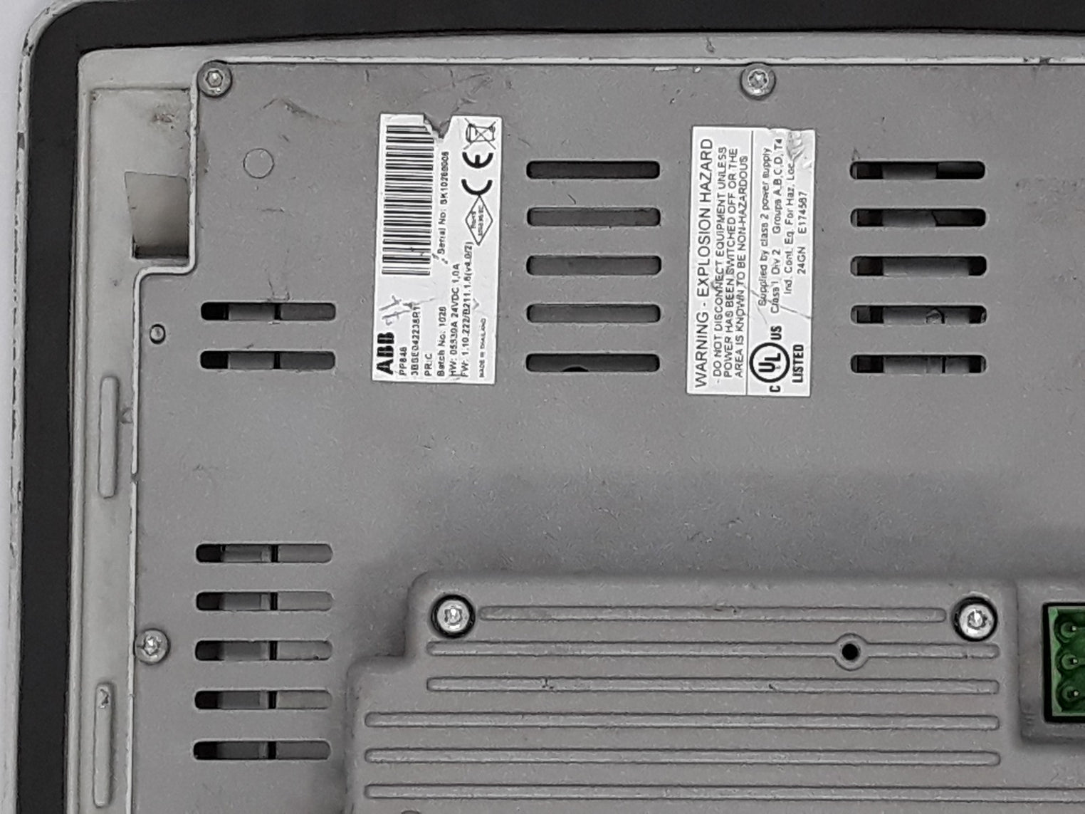 Abb panel800 pp846 operator control panel