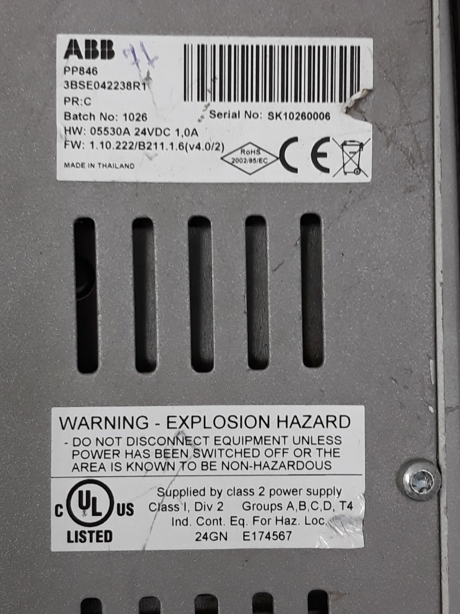 Abb panel800 pp846 operator control panel
