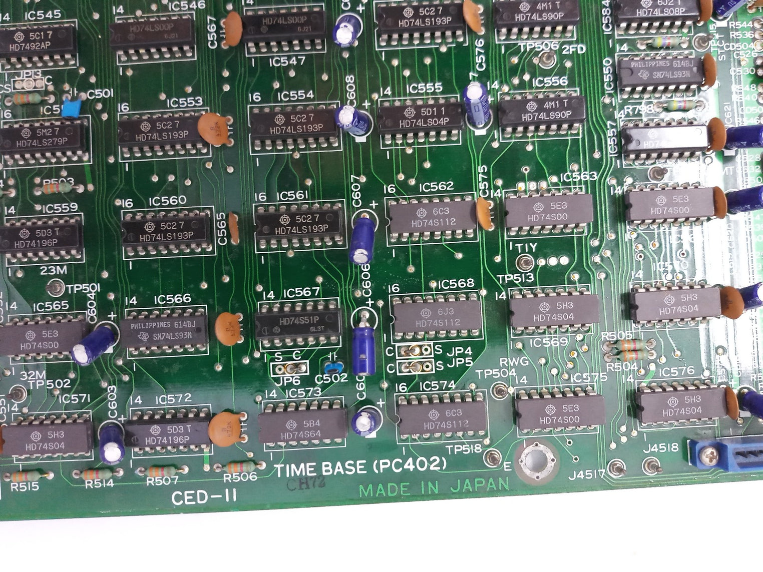 Jrc H-7Pcrdo722A Pcb Card Circuit Board Pc402