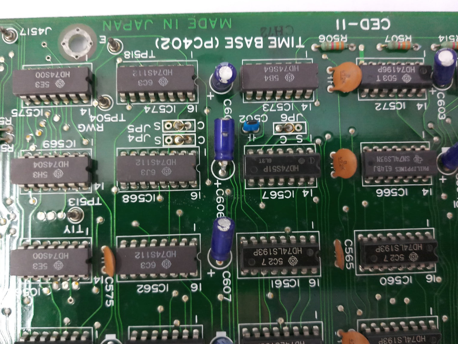 Jrc H-7Pcrdo722A Pcb Card Circuit Board Pc402