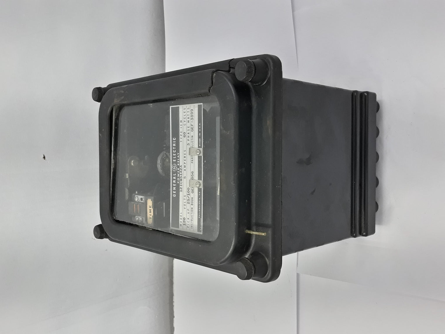 General electric 12icw51a2a power relay 120v 60cycle 5a