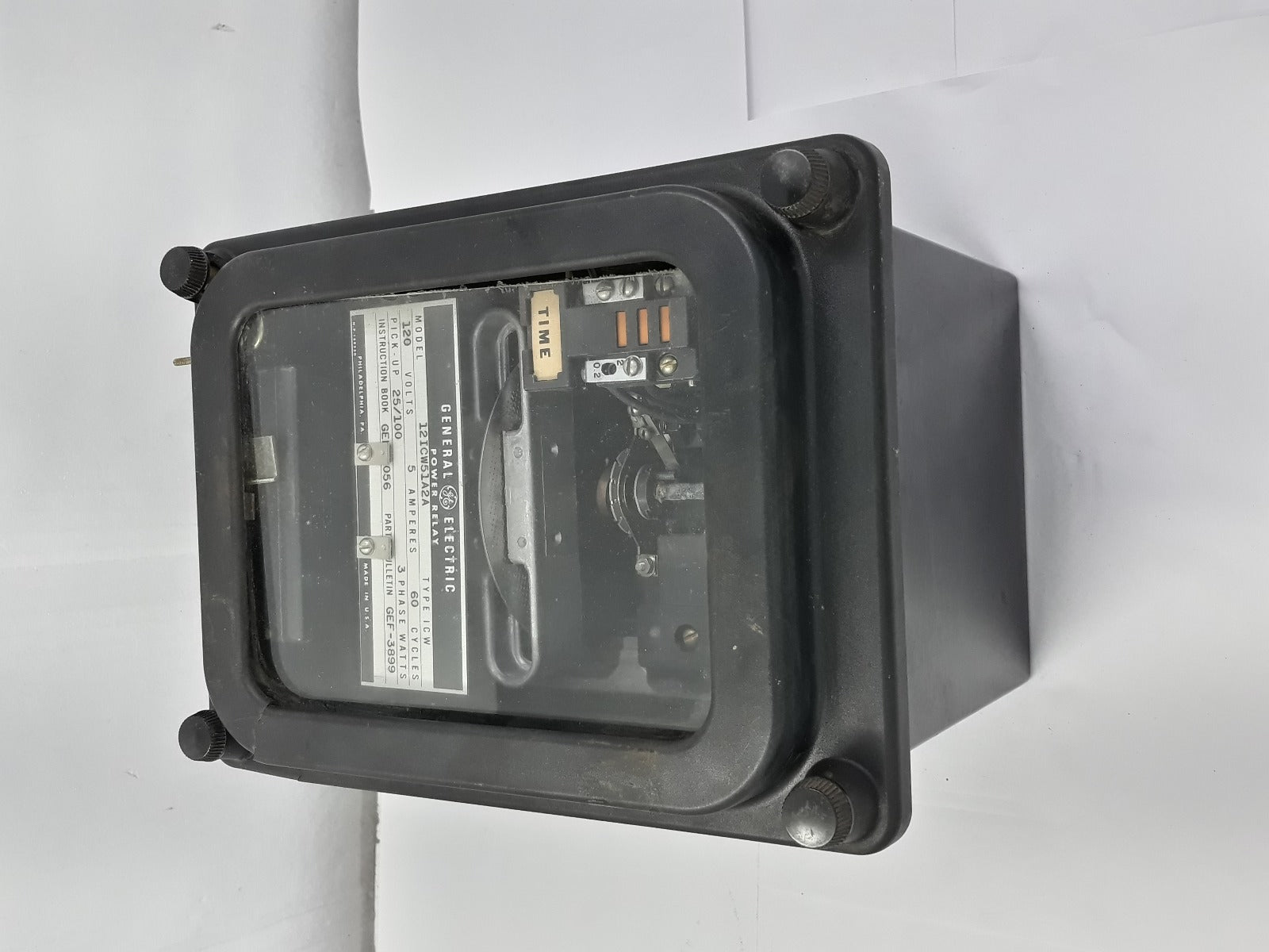 General electric 12icw51a2a power relay 120v 60cycle 5a