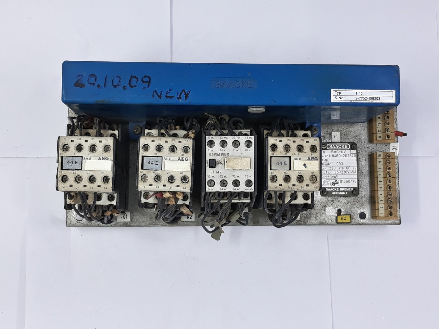 Saacke Bac-uv Burner Control Unit 220V 60Hz