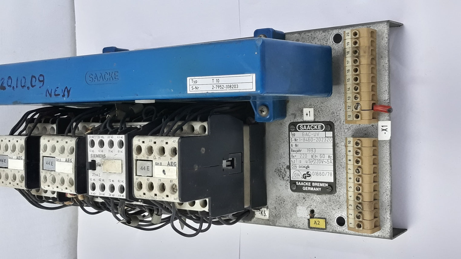 Saacke Bac-uv Burner Control Unit 220V 60Hz