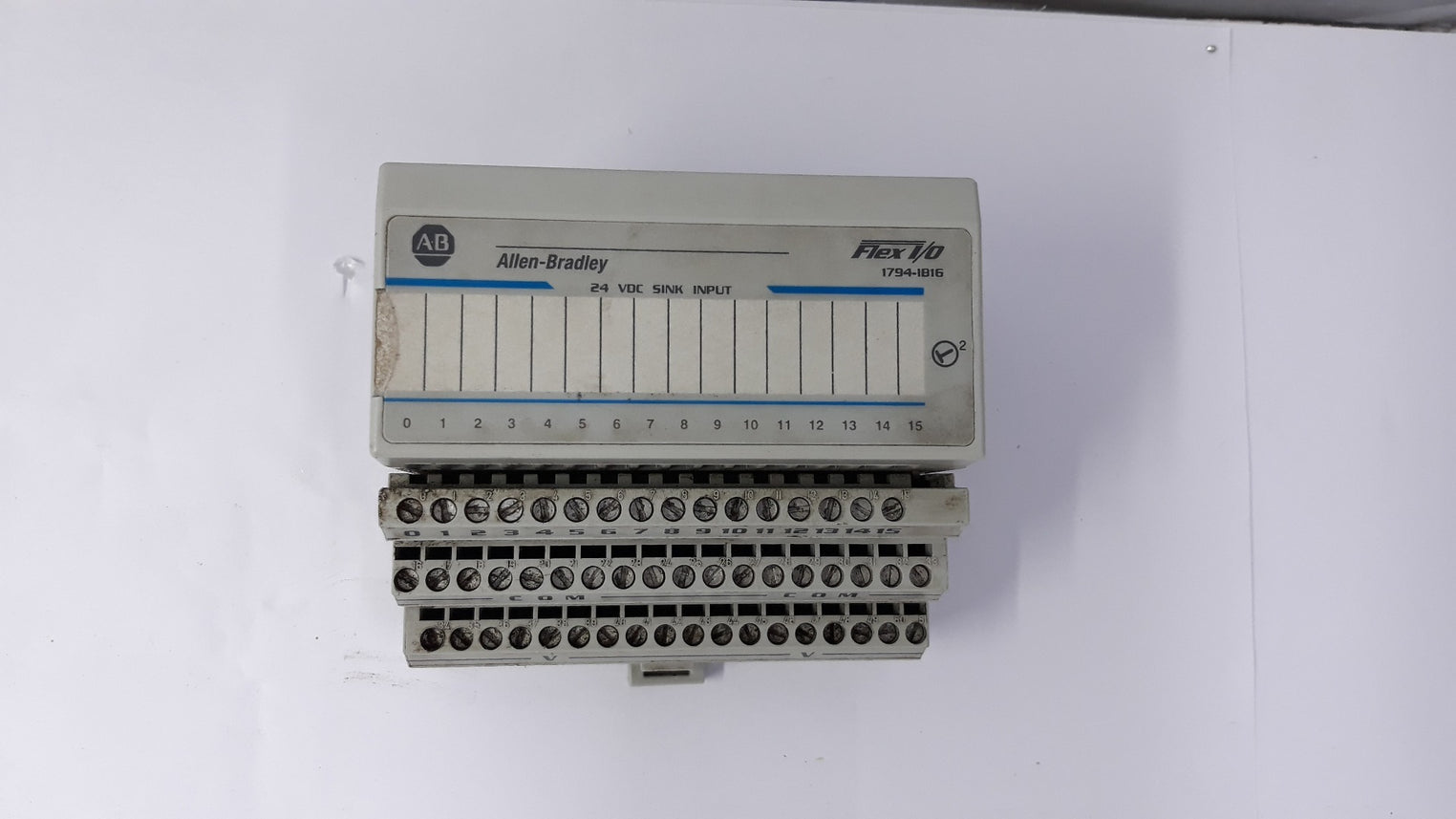 Allen Bradley Flex I/O 1794-ib16 24V Dc Sink Input Module
