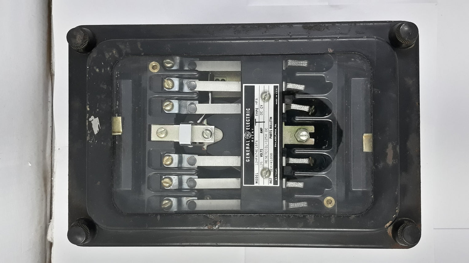 General Electric 12Hfa74E187A Relay