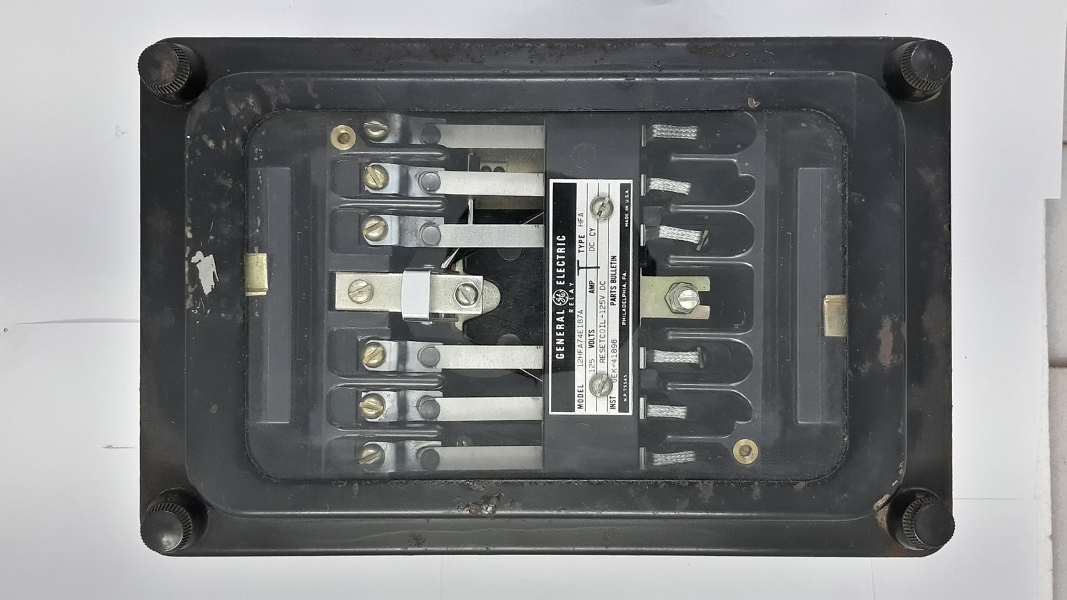 General Electric 12Hfa74E187A Relay