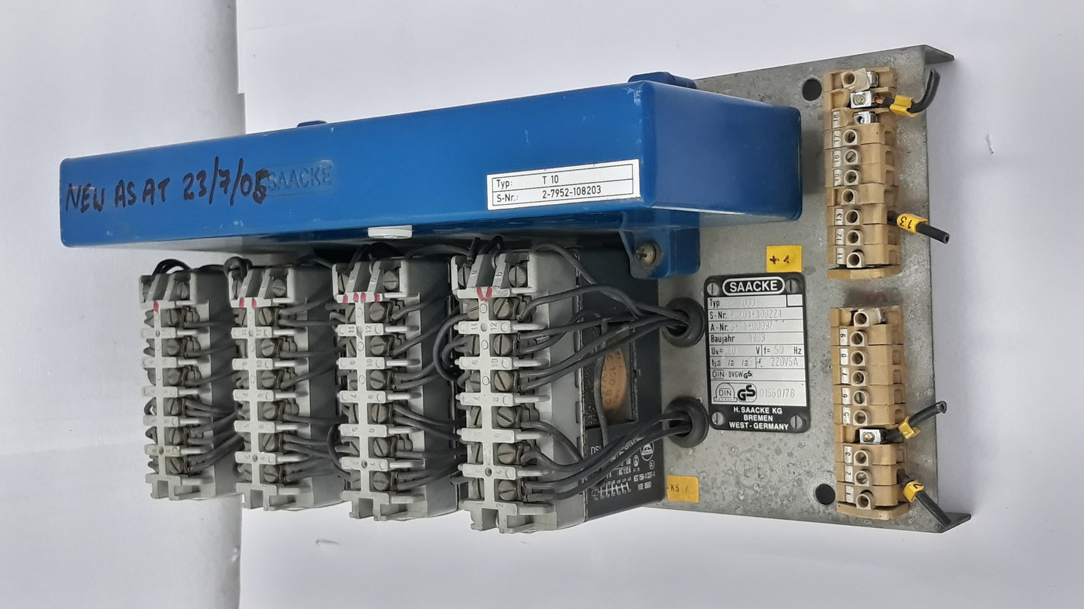 Saacke Bac 2000 Burner Control Unit T10 220V 50Hz