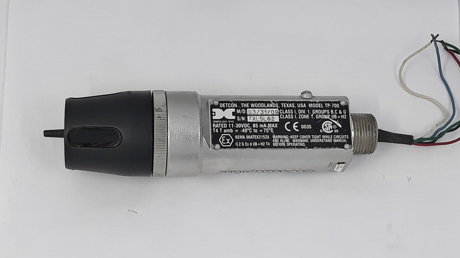 Detcon Tp-700 Hydrogen Sulfide Sensor