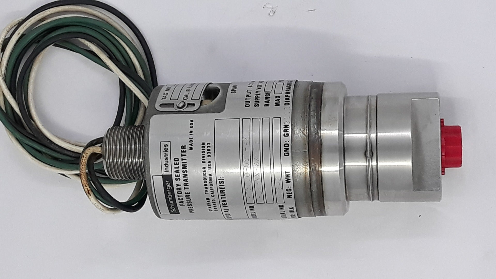 Schlumberger Pg3000-05M-42-12-xx-xx-93 Pressure Transmitter