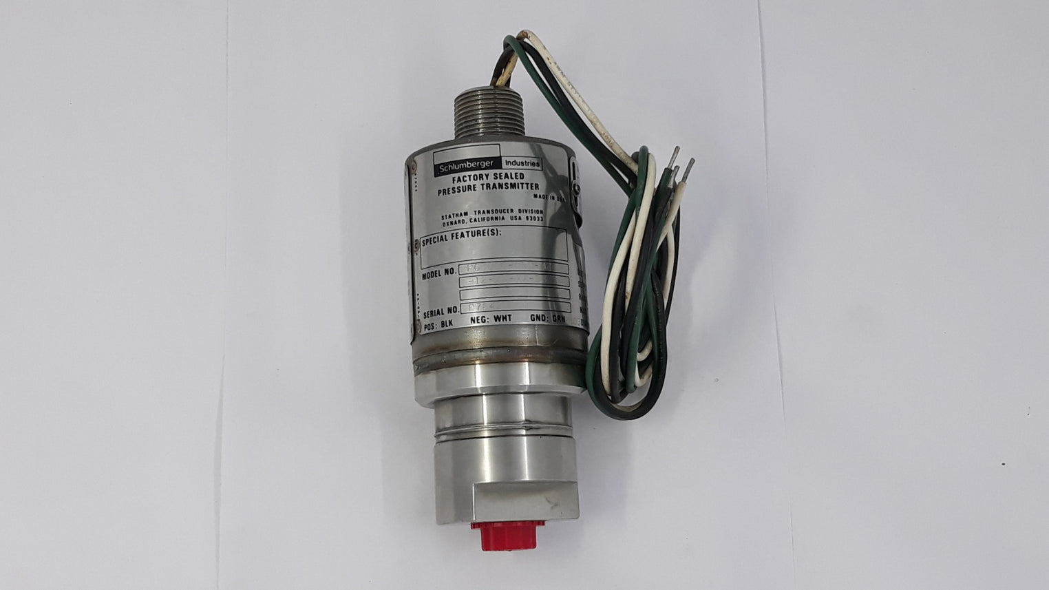 Schlumberger Pg3000-05M-42-12-xx-xx-93 Pressure Transmitter