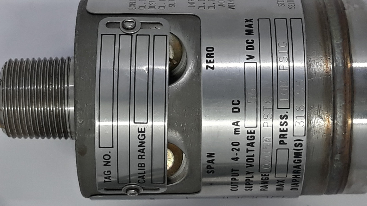 Schlumberger Pg3000-05M-42-12-xx-xx-93 Pressure Transmitter