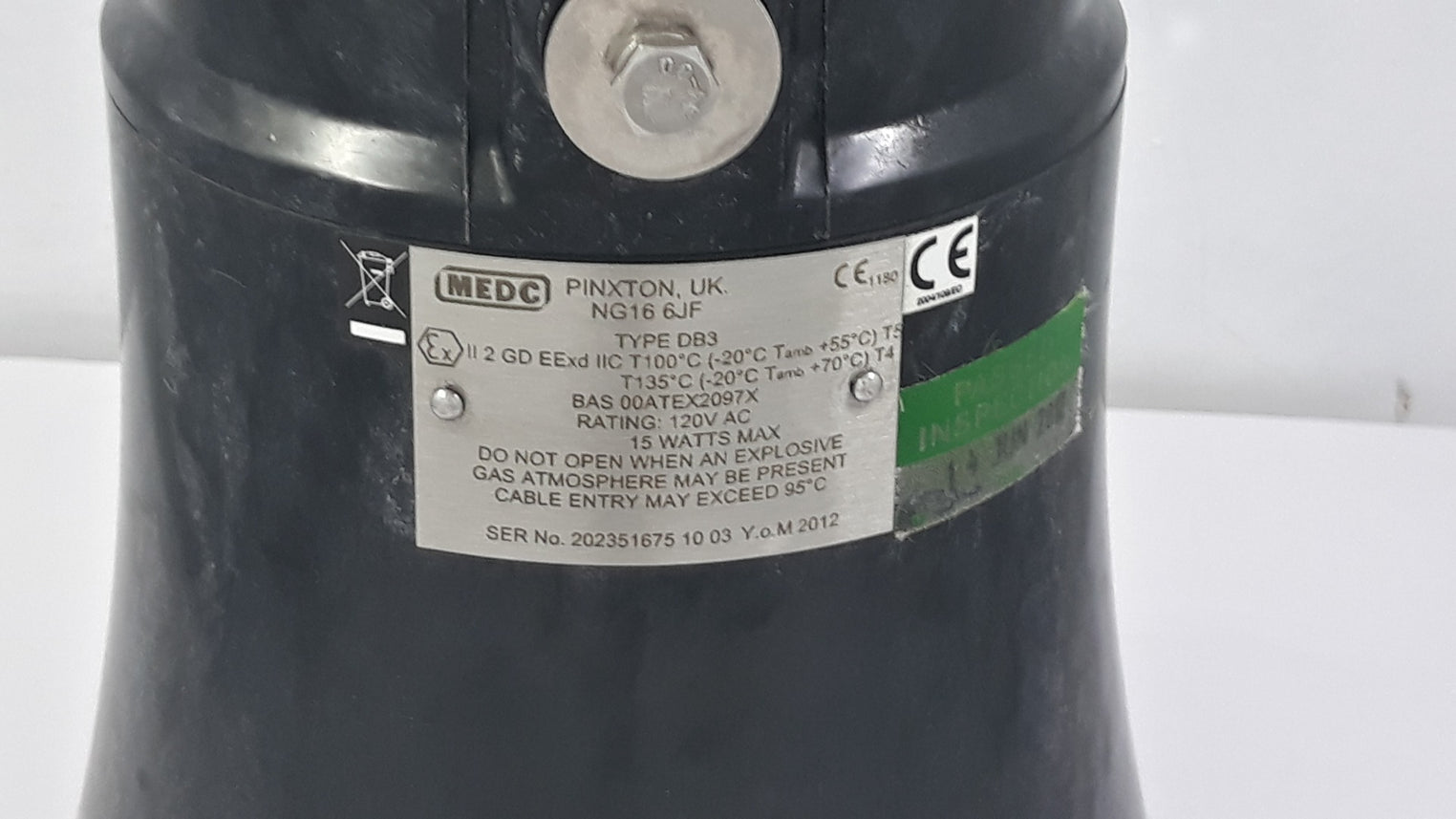 Medc Db3 Weatherproof Fire Alarm Horn 120V 15W