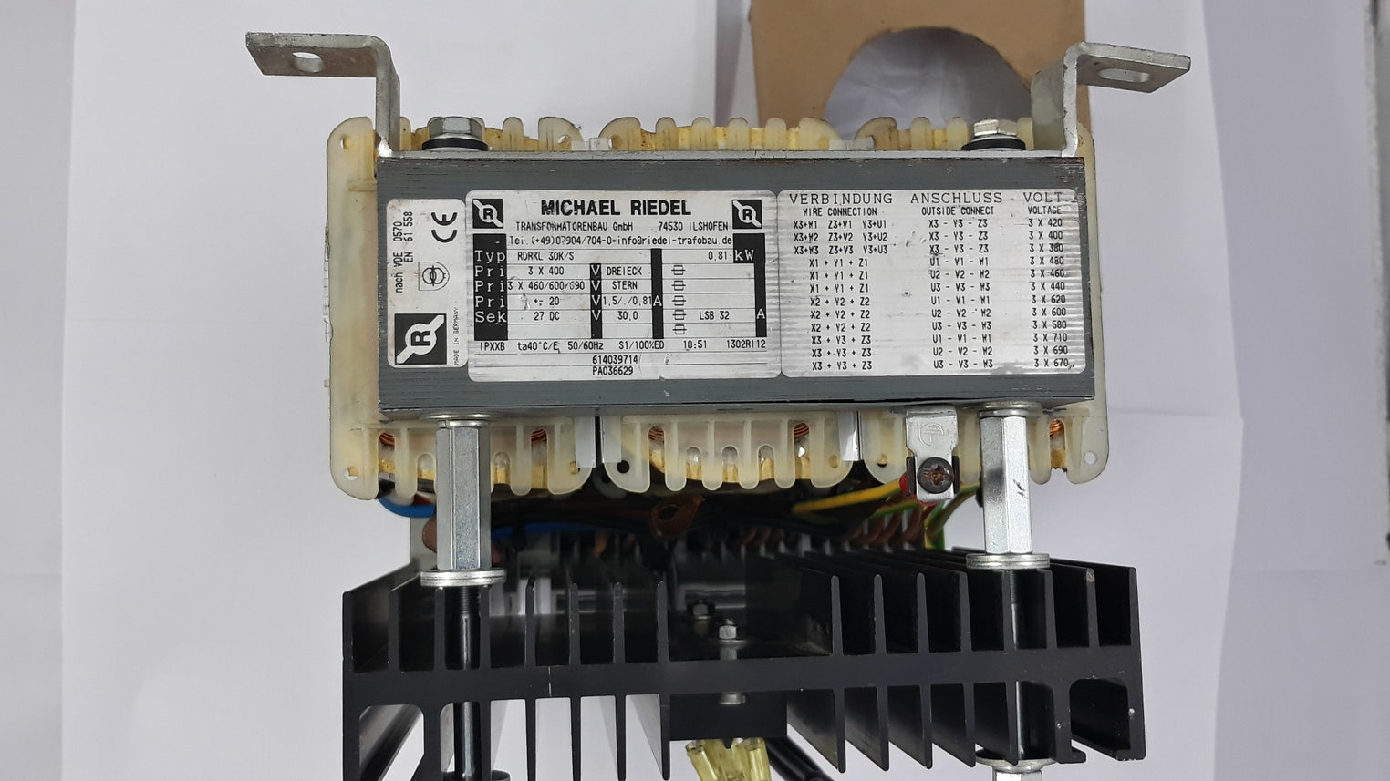 Michael Riedel Rdrkl 30K/S Transformer