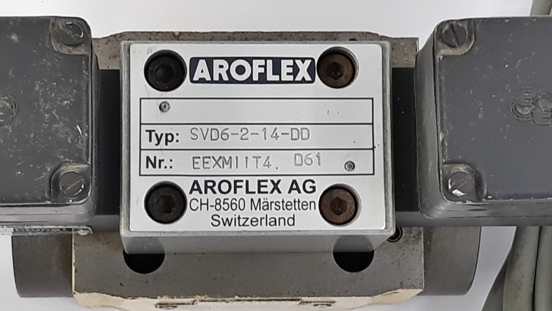 Aroflex Svd6-2-14-dd Valve Eexmiit4. D61
