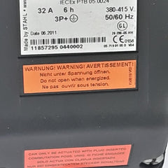 Stahl 8571/16-406 Coupler Sockets 380-415V, 32A 6H