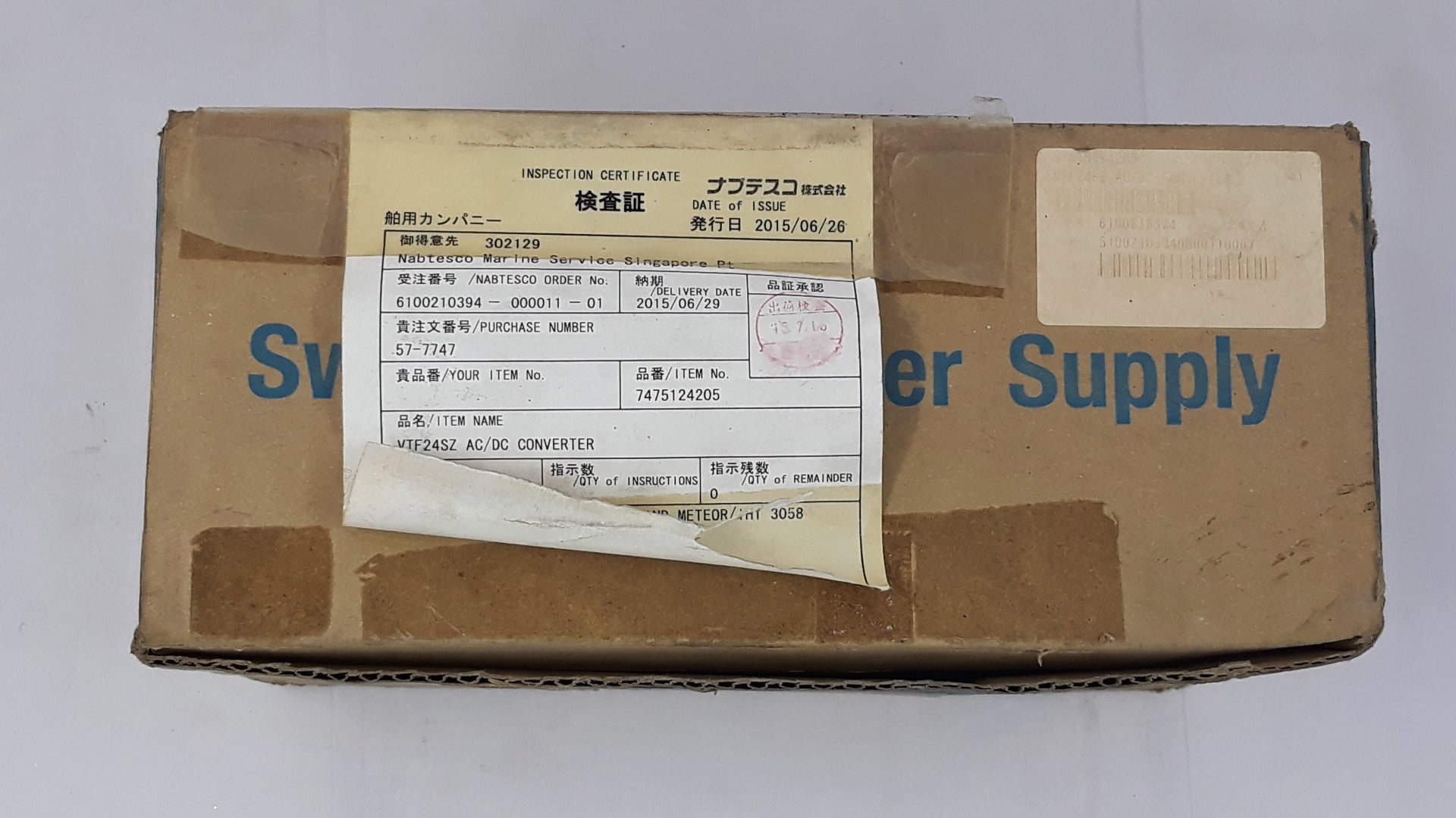 Eta Sei Vtf24Sz Power Supply Vtf Series Ac/Dc Converter