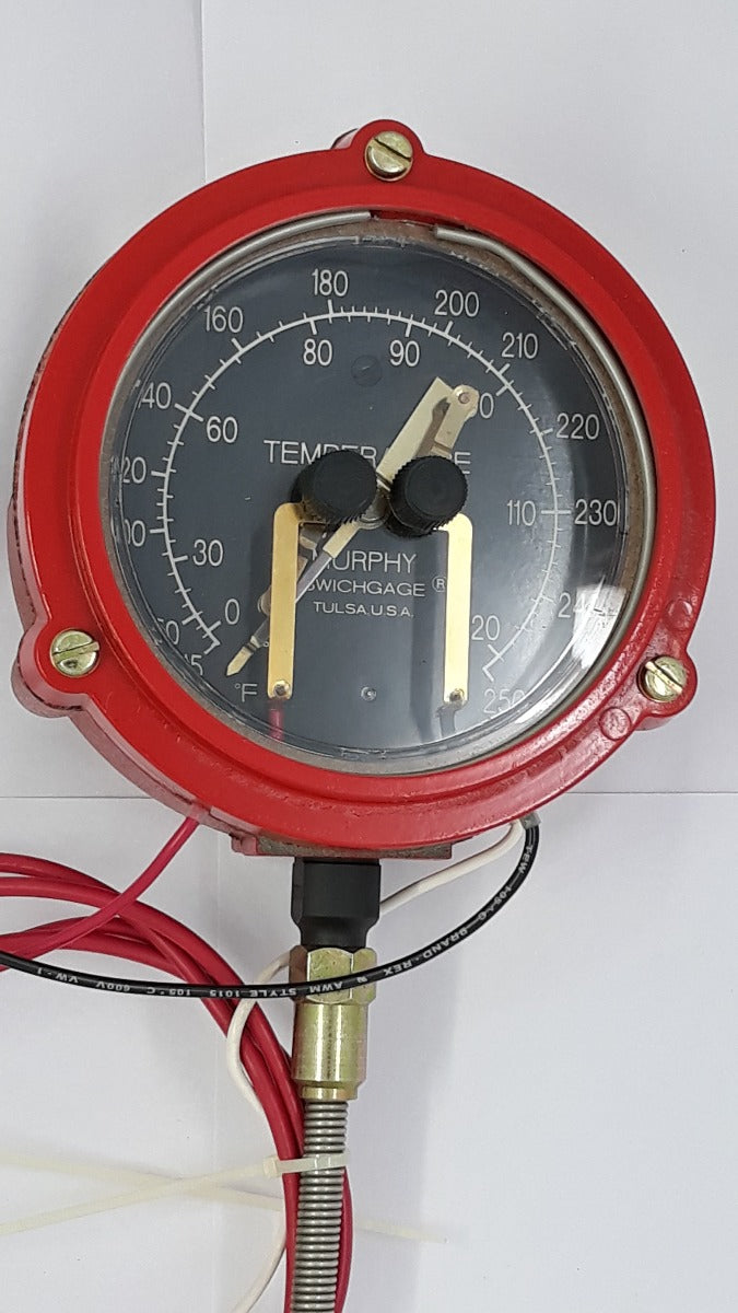 Murphy Splfc-250P05 Temperature Switch Gauge 125V