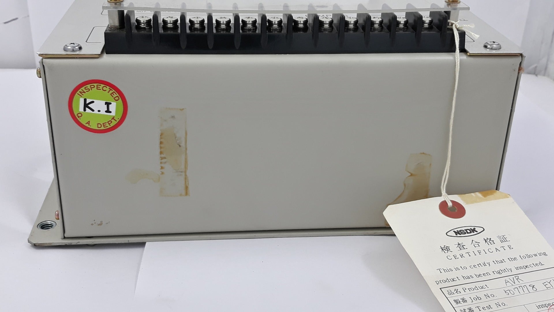 Nishishiba Vzrab-1S(Pt) Automatic Voltage Regulator 450V