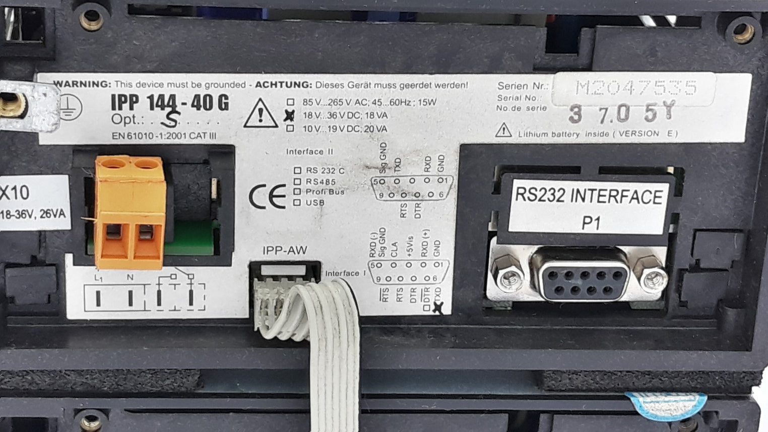 Kongsberg ipp144-40 g engine order printer