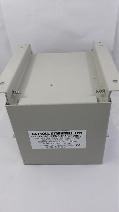 Carroll& Meynell Safety Isolating Transformer Input 230V 50Hz Single Phase