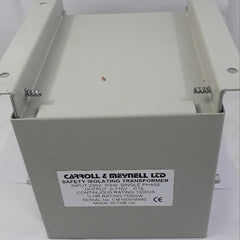 Carroll& Meynell Safety Isolating Transformer Input 230V 50Hz Single Phase